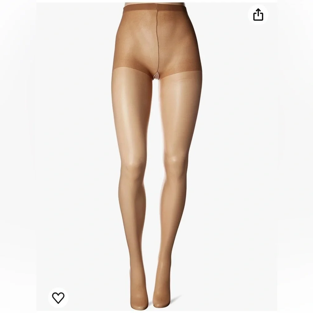 Leggs Everyday regular pantyhose Nude size B, sheer toe, 8 pairs